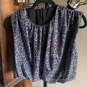 Leopard Print Crop Top